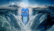 ai_generated calm cloud mountain sun variant:markiplier_soyjak waterfall // 1803x1035 // 2.2MB