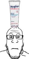 aquaphor closed_mouth glasses neutral soyjak stubble subvariant:neutralplier text variant:markiplier_soyjak // 600x1197 // 126.7KB