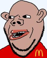 amerimutt clothes ear mcdonalds mutt mutt_lips red_lips red_shirt series:muttverse subvariant:muttimpish tan_skin template variant:impish // 650x800 // 20.9KB