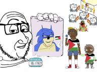 activism artist baby baby_penis_sucking_terrorist burning cross_eyed crying flag flag:israel flag:palestine frown ftm full_body glasses happy holding_object hospital israel judaism large_nose palestine slacktivism smile sonic_the_hedgehog stubble subvariant:albert subvariant:shoyta tumblr twitter variant:cryboy_soyjak variant:feraljak variant:gapejak variant:impish_soyak_ears variant:smugjak video_game // 752x564 // 47.7KB