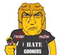 nate 06eb angry blue_eyes femjanny furry glasses gooner gooning hand i_hate long_hair nate nigger open_mouth rage shaved subvariant:hunky_twink_sex_machine subvariant:science_lover variant:alicia variant:markiplier_soyjak yellow_skin yellow_teeth // 1017x935 // 140.6KB