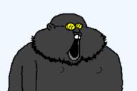 bald open_mouth soot soyjak_party stubble variant:hamjak yellow_glasses // 3750x2500 // 57.8KB