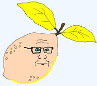 blue_eyes food fruit glasses leaf lime tan_skin transparent_background trend:aryan variant:markiplier_soyjak yellow_beard yellow_hair // 1607x1421 // 70.7KB