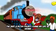 ack bloodshot_eyes crying india indian music open_mouth rope sound soyjak suicide thomas_the_tank_engine tongue train variant:bernd // 640x360, 118.5s // 2.3MB