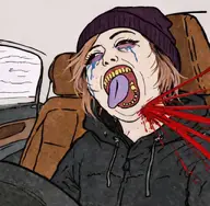 ack blood bullet_wound car charlie_kirk renee_nicole_good shot sweatshirt traced variant:bernd variant:unknown woman // 1080x1055 // 171.0KB