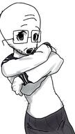 arm art drawing dress glasses hand open_mouth redraw soiboi soyjak stubble variant:soyak // 840x1500 // 172.0KB