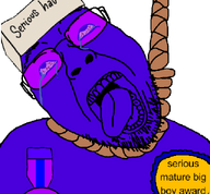 artist:taceboi23 crying ext=gif fmm fond_my_mind hanging medal mike mikebait nufond series:fmmjaks serious_hat serious_mature_big_boy spin spinning tongue variant:bernd // 640x593 // 124.8KB