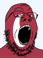 flag flag:hiroshima glasses hiroshima japan open_mouth soyjak stubble teeth todofuken transparent_background variant:gapejak // 600x800 // 33.4KB