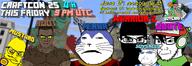 admin angry animal arm arms_folded artist:jimbo award balaclava bald beard black_clothing black_eyes black_glasses black_sclera black_shirt bloodshot_eyes cat cave_story closed_mouth clothes creeper ear eyebrows eyeglasses eyes feline foot full_body ghast glasses green_scarf hair hat head high_res islam janny leg looking_at_you manager mask meta:if_you_dont_join_youre_a_nigger meta:namefags meta:not_a_duplicate minecraft mist mist_(user) mouth muslims mustard mustard_(user) name_tag no_beard nose nostril open_eyes open_mouth quote quote_(cave_story) quote_(user) red_eyes red_hat root rover rover_(animal_crossing) self_insert series:remastered_soyjaks skin smile soybooru soycraft soycraft_3 soyjak soysneed_(user) soysona steve_(minecraft) stubble subvariant:chudjak_front subvariant:condiment subvariant:impish_meowjak subvariant:massjak subvariant:massmeowjak subvariant:muscular_chud subvariant:wholesome_soyjak tenor tenor_(user) text tinted_glasses transparent_background variant:a24_slowburn_soyjak variant:bernd variant:chudjak variant:cobson variant:feraljak variant:gapejak variant:soyak video_game warrior-z_(user) white_skin yellow yellow_skin // 1920x664 // 1.3MB