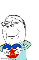 animated communism ext=gif heart josip_broz_tito poyopoyo poyunpoyun red_star star_(symbol) subvariant:wholesome_soyjak tito variant:gapejak wholesome yugoslavia // 265x400 // 388.0KB