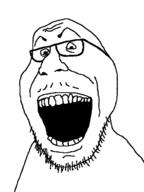 glasses soyjak stubble template variant:pearjak // 494x658 // 8.8KB