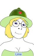 bleached clothes glasses hair hat heart lime lime_(user) queen_of_hearts subvariant:female_cobson variant:cobson // 962x1594 // 109.6KB
