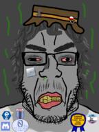 angry award badge bloodshot_eyes clothes discord fishing_hat fnf_pedo furfag furry gone_fishinq grey_hair hat red_lips retard roblox series:esl_pedo_league stinky subvariant:chudplier sweating teeth variant:markiplier_soyjak yellow_teeth zoophile // 600x800 // 216.0KB