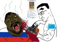 1571 2soyjaks blood chainsaw chud closed_mouth crimea crying fire_of_moscow_(1571) flag:crimea flag:russia glasses hair holding_chainsaw holding_object may may_24 moscow nigger open_mouth russia shitskin soyjak stubble subvariant:chainsaw_bernd trend:slopjak tvd variant:bernd variant:chudjak war wolf // 2502x1799 // 1.8MB