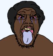 crying dark_skin hair indian mouth_open nigger_eyes pajeet // 806x851 // 27.0KB
