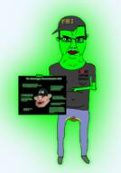 federal_bureau_of_investigation glasses glowing glownigger holding_object poop pooping small_penis trend:glowie variant:chudjak // 1448x2080 // 1.3MB
