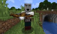 angry bbc cloud crossbow dirt glasses grass holding_object meta:tagme minecraft open_mouth pillager sky soyjak stubble tree variant:cobson video_game water weapon // 1145x681 // 865.0KB