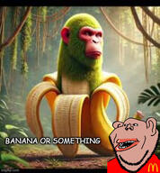 ai_brainrot amerimutt banana brainrot chimpanzini_bananini italian_meme meta:ai_generated // 500x539 // 90.5KB