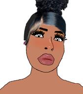 closed_mouth female makeup nigger subvariant:female_cobson variant:cobson // 962x1094 // 341.3KB