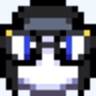 beanie blue_eyes blush glasses hair pixel_art variant:soytan // 48x48 // 566