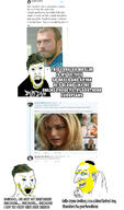2soyjaks aryan beard bloodshot_eyes blue_eyes clothes crying ear europe female glasses hair happy_merchant hat idf irl islam israel jewaryan judaism kippah meme mustache open_mouth screenshot soyjak stubble text twitter varg_vikernes variant:feraljak variant:soyak yellow_hair // 1515x2570 // 1.4MB
