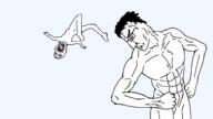 bloodshot_eyes buff glasses jojos_bizarre_adventure looking_down no_background punch subvariant:muscular_chud teeth teeth_showing template tongue tongue_out transparent_background variant:chudjak variant:isaac vein yellow_teeth // 5120x2880 // 1.1MB