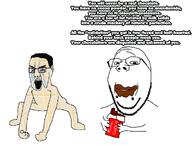 angry animated chocolate crying text two_soyjaks variant:chudjak ywnbaw // 2000x1514 // 611.8KB