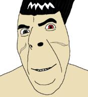 grey_eyes hair kazuya_mishima mouth_closed red_eyes scar tekken variant:cobson // 775x849 // 101.4KB