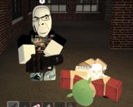 4chan 4cuck anime balding chainsaw criminality gem_skin glasses hair holding_chainsaw holding_object lisa_(game) roblox stubble tranny variant:cobson yotsoyba // 760x612 // 632.4KB