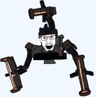 arm astro_toilet claw claws detainer_astro_toilet glasses helmet looking_at_you red_eyes ring skibidi_toilet stubble teeth toilet variant:feraljak white_skin // 2179x2200 // 102.6KB