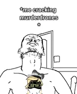 background dildo door ear half_body looking_up meme meta:namefags murder_drones patientzero_(faggot) patientzero_(user) skinny subvariant:neutralplier variant:crackinglabubu variant:markiplier_soyjak yellow_eyes // 396x480 // 72.5KB