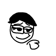 eyebrows eyelashes eyes female glasses grin hair hand smile transparent_background variant:jakina // 350x350 // 2.3KB