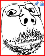 4chan 4chan_x_border closed_mouth deformed glasses lock mustache push_pin soyjak sticky stubble subvariant:scholar variant:gapejak // 600x736 // 214.1KB