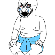 arm baby bloodshot_eyes crying full_body glasses hand leg open_mouth soyjak stubble thick_eyebrows underpants variant:cryboy_soyjak // 466x593 // 39.0KB