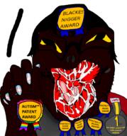 autism_patient_award award badge blackest_nigger_award meta:tagme nate nigger posted_it_again_award ribbon shartycuck slopjak variant:slurpjak // 828x888 // 326.0KB