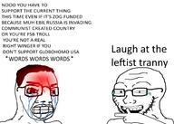 2soyjaks angry arm bloodshot_eyes clenched_teeth communism crying distorted fsb glasses hair hand laughing pointing red_face russia russo_ukrainian_war soyjak stubble text tranny ukraine united_states variant:chudjak variant:soyak wordswordswords // 1887x1343 // 331.1KB