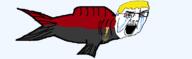 award badge crying eyes fish gills glasses grey_skin nate nose open_mouth red_eyes red_skin soyjak soyteen stubble variant:chudjak yellow_hair // 780x240 // 11.1KB