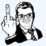 black_and_white clothes glasses hair hand lips middle_finger necktie retro_50s_middle_finger_guy suit suit_and_tie transparent_background variant:brandon // 809x819 // 21.2KB