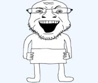 artist:XXX_SKIBIDISIGMA_XXX glasses holding_object leg pride prideful raised_eyebrow soyjak stubble subvariant:gloatjak teeth template transparent_background variant:coinjak // 1792x1526 // 92.5KB