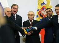 5soyjaks arm clothes glasses hand irl necktie nintendo nintendo_switch open_mouth russia soyjak stubble suit variant:unknown video_game vladimir_putin // 1250x920 // 103.6KB