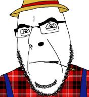 black_eyes clothes farmer glasses hat variant:cobson // 766x834 // 342.8KB