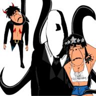 2soyjaks ack armpit black_eye blood blush blushing hanging meta:tagme pun roblox slender slenderman subvariant:hornyson tentacle tentacles tranny variant:bernd variant:cobson // 1280x1280 // 525.7KB