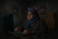 'p arm box brimstone chatgpt clothes coal coat computer computer_monitor fat_nigger hat jimbo_(namefag) keyboard looking_to_the_left meta:ai_generated meta:namefags monitor nigger niko_(oneshot) obese oneshot poster room scarf subhuman variant:meximutt // 1536x1024 // 2.3MB