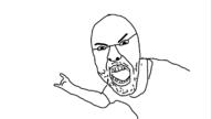 angry arm clothes glasses hand lars open_mouth soyjak stubble variant:yurjak // 1366x768 // 54.9KB