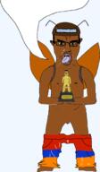 OrientalTrannyFace_(namefag) OrientalTrollface_(user) angry black_skin full_body gem glasses hair mouth_open naked orthodox_cross pants_down penis roach small_penis speech_bubble speech_bubble_empty subvariant:chudjak_front subvariant:obsessedchud tiniest_pecker_award tongue variant:chudjak // 1192x2039 // 264.6KB