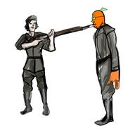 artist:romanian_schizo call_of_duty clothes female frootcord frootism full_body great_patriotic_war mosin-nagant orange_skin retard sniper_rifle soviet_union white_skin wwii // 371x366 // 60.9KB