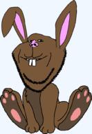 animal ear foot_fetish full_body fur series:animaljaks smile soyjak stubble variant:impish_soyak_ears // 700x1014 // 83.7KB