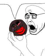 2soyjaks arm bald ball big_lips black_skin bloodshot_eyes closed_mouth crying deformed distorted eyebrows glasses hand holding_object lips looking_at_you looking_to_the_left mustache nose nuvariant open_mouth red_lips scared smile speech_bubble speech_bubble_empty stubble subvariant:jartycuck teeth trend:jartycuck variant:chudjak variant:talkingballsoyjak white_background white_skin wrinkles // 1080x1350 // 124.8KB
