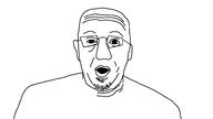 ear glasses open_mouth soyjak stubble variant:unknown // 3216x1808 // 50.8KB