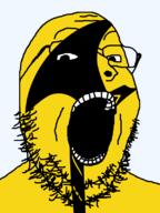 axe county flag flag:telemark glasses hair norway open_mouth soyjak stubble teeth telemark transparent_background variant:gapejak // 600x800 // 40.7KB